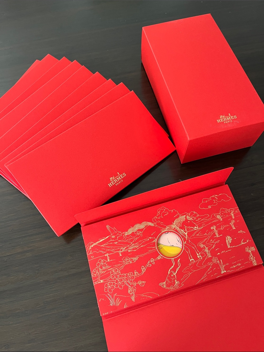 Hermès Year of the Horse Red Envelopes